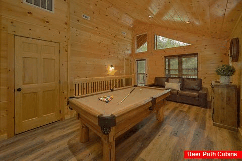 2 bedroom cabin game room with pool table - Laurel Splash