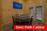 2 bedroom cabin with poker table game room