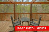 2 bedroom luxury cabin with 3 covered decks