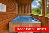 1 bedroom Pigeon Forge cabin with hot tub