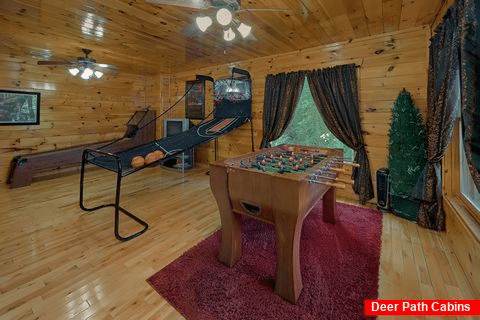 Large Game Room 2 Bedroom Sleeps 8 - Bearfoot Haven