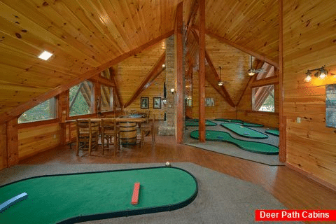 Putt Putt Course in Pigeon Forge cabin rental - The Big Lebowski
