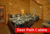 11 bedroom cabin with double king bedrooms