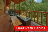 11 bedroom luxury cabin with fire pit on deck 