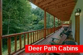 11 bedroom cabin with covered decks and hot tubs