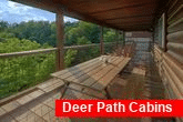 Smoky Mountain 5 Bedroom Cabin Outdoor Seating