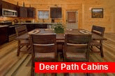 Smoky Mountain 4 Bedroom Cabin with Dining Table