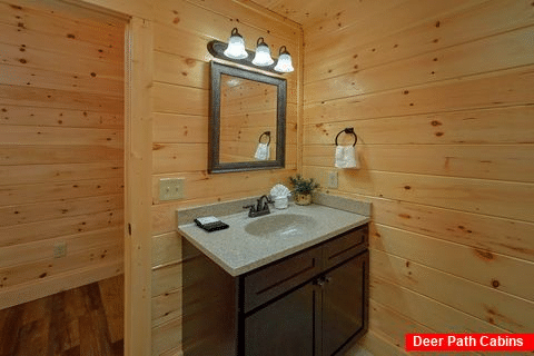 Master Bathroom with Walk-in Shower - Pigeon Forge Plunge