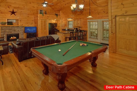 Pigeon Forge 1 Bedroom Cabin With Pool Table - After Glow