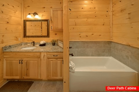 Full Bathroom with Tub and Shower - Hideaway Haven