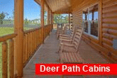 4 Bedroom Cabin with Rocking Chairs Sleeps 12