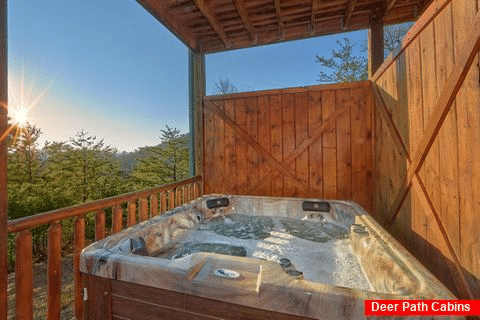 Privater Hot Tub3 Bedroom Cabin with Views - Honey Cabin