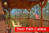 Covered Porch with Swing 3 Bedroom Cabin