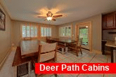 Luxury 6 bedroom cabin with spacious dining room