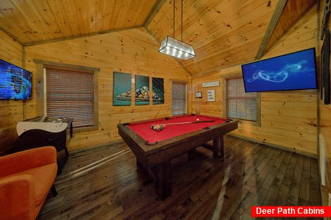 Game Room Indoor Pool Cabin Sleeps 15 - Mirror Pond