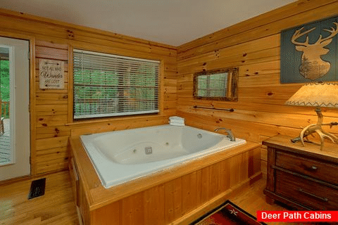 3 bedroom cabin with Private Jacuzzi Tub - Not Too Shabby