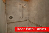 1 bedroom cabin with walk-in shower