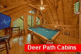 2 Bedroom 2 Bath Cabin with Pool Table
