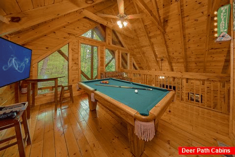2 Bedroom 2 Bath Cabin with Pool Table - Sunrise To Stardust