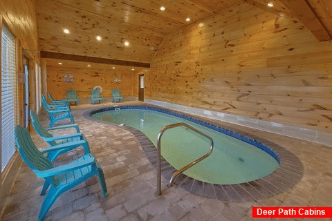 Premium 6 bedroom cabin with private indoor pool - Fireside Retreat