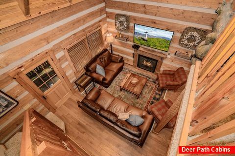 4 Bedroom Cabin with Game Room and Theater Area - Rockin R Lodge