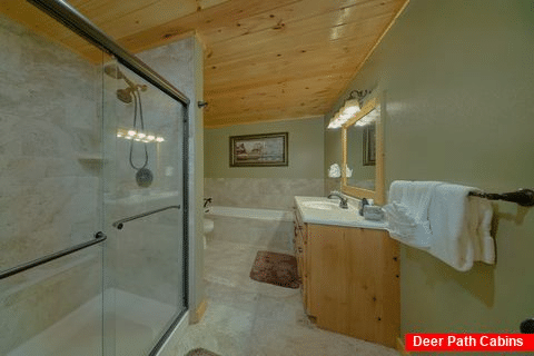 Master Bathroom With Walk In Shower - The Tennessean on Huckleberry Hill