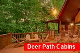 3 bedroom cabin with luxurious deck and hot tub