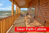 4 bedroom cabin with view of the Parkway