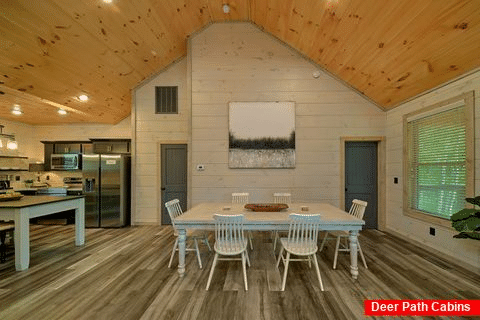 Dining Room for 6 in 3 bedroom cabin - A Peaceful Haven