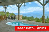 Luxury Cabin rental with Private Heated Pool