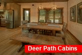 Gatlinburg cabin with spacious dining room