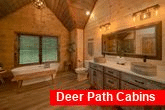 4 bedroom cabin with luxurious Master Bath