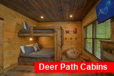 4 bedroom cabin with Full size Bunk beds