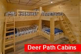 Premium 5 bedroom cabin with 6 twin bunk beds