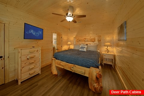 King Bedroom with Connecting Full Bathroom - A Smoky Mountain Dream