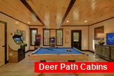 Premium 6 bedroom pool cabin with game room 