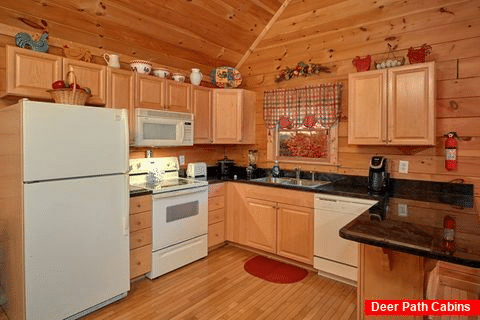 Pigeon Forge Cabin with Fully Furnished Kitchen - It's About Time
