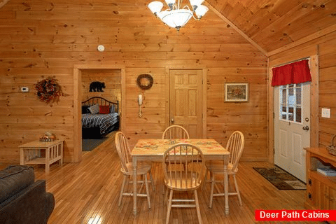 1 Bedroom Cabin with a Dining Room Table - It's About Time