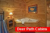 1 Bedroom Cabin with an Indoor Jacuzzi Tub