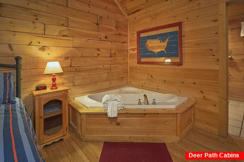 1 Bedroom Cabin with an Indoor Jacuzzi Tub - It's About Time