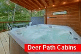 Private Hot Tub at 5 bedroom luxury cabin