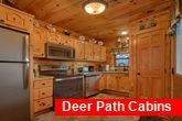 Full kitchen in 2 bedroom Pigeon Forge cabin