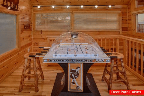 Pigeon Forge rental with foosball and game room - Chocolate Moose