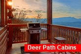 2 bedroom luxury cabin with grill and hot tub