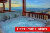 Hot tub and mountain views at 2 bedroom cabin