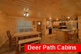 3 bedroom cabin with cozy dining room