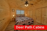 3 bedroom Gatlinburg cabin with King bedroom