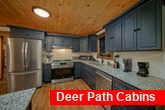 Fully furnished kitchen in 3 bedroom cabin