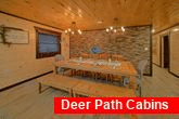 Dining Room in 5 bedroom cabin rental
