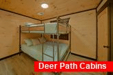5 bedroom cabin rental with twin bunk beds